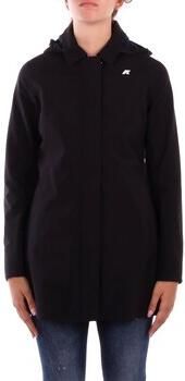 K-way Stijlvolle Polyesterjas Black Dames