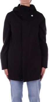 K-way Zwarte Waterdichte Donsjas met Capuchon Black Heren - Foto 2