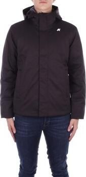 K-way Zwarte Jassen Jacko Twill Marmotta Black Heren - Foto 3