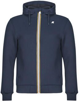 K-way Stijlvolle Polyester Elastaan Jas Blue Heren