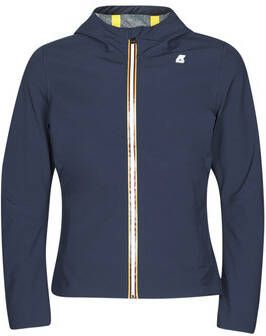 K-way Heren Nylon Jas met Isolerende Membraan Blue Heren