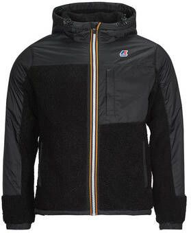 K-way Heren Winterjas met Nepbont Voering Zwart Heren
