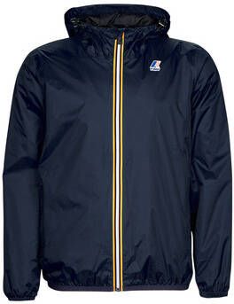 K-way Stijlvolle Zip-through Sweatshirt met Verstelbare Capuchon Black