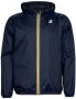 K-way Stijlvolle Zip-through Sweatshirt met Verstelbare Capuchon Black - Thumbnail 1