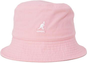 Kangol Gewassen katoenen emmerhoed Pepto Rose Pink Heren
