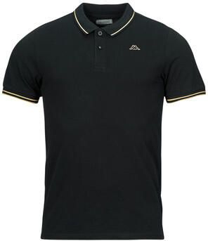 Kappa Ezio Korporate Korte Mouw Polo Black Heren