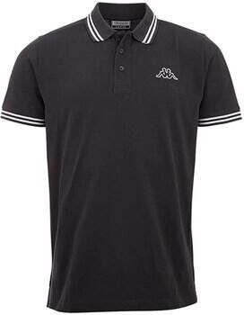 Kappa Poloshirt met kleurige accenten bij de kraag en mouwzoom