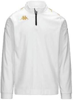 Kappa Sweaters Sweatshirt Gassolo slim col demi-zip blanc