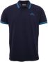 Kappa Poloshirt met kleurige accenten bij de kraag en mouwzoom - Thumbnail 1