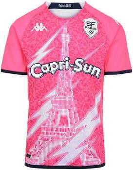 Kappa T-shirt Korte Mouw Maillot Domicile enfant Stade Français 2022 23