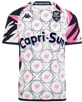 Kappa T-shirt Korte Mouw Maillot Extérieur enfant Stade Français 2022 23