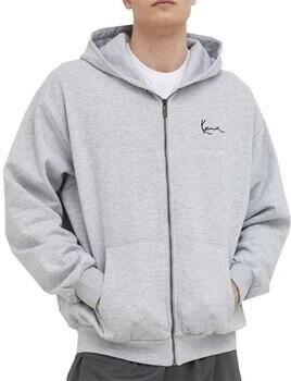 Karl Kani Chest Signature Essential Zip Hoodie Hooded vesten Kleding ash grey maat: XXL beschikbare maaten:XL XXL