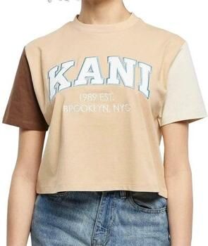 Karl Kani T-shirt Korte Mouw Serif Crop Block