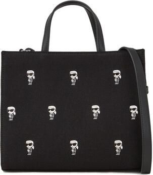 Karl Lagerfeld Handtas IKON AOP SM SQUARE TOTE