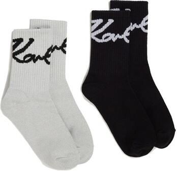 Karl Lagerfeld High socks SIGNATURE LUREX SOCKS 2P