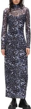Karl Lagerfeld Lange Jurk KLJ LS MESH LIGHTS AOP DRE
