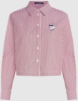 Karl Lagerfeld Overhemd IKON CHOUPETTE CROPPED SHI