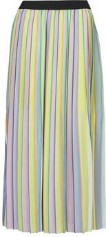 Karl Lagerfeld Rok stripe pleated skirt