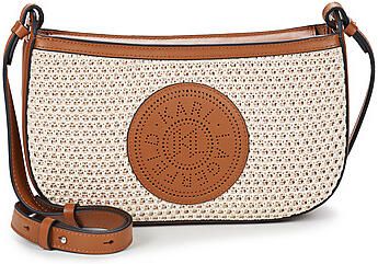 Karl Lagerfeld Schoudertas K CIRCLE SADDLE CB RAFFIA MESH