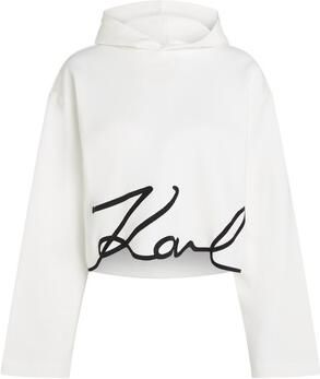 Karl Lagerfeld Sweater KARL SIGNATURE HEM HOODIE