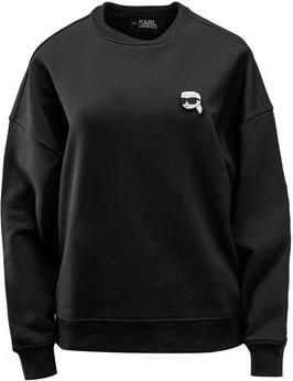Karl Lagerfeld Dames Sweatshirt Zwart Biologisch Katoen Black Dames - Foto 2