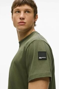 Karl Lagerfeld T-shirt A3m17003 Klj Reg Rubber Patch Tee