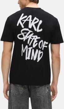 Karl Lagerfeld T-shirt B3m17005 Klj Reg Karlism Tee