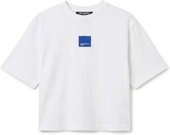 Karl Lagerfeld T-shirt B3w17022 Klj Reg Boxy Patch Tee