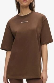 Karl Lagerfeld T-shirt B3w44018 Essential Contrast Tee