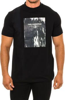 Karl Lagerfeld Klassieke stijl T-shirt met korte mouwen Black Heren