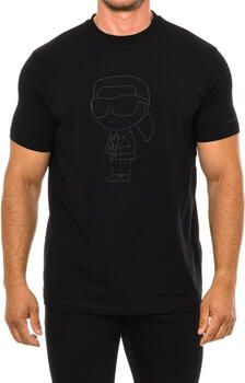 Karl Lagerfeld Klassiek T-shirt met korte mouwen Black Heren