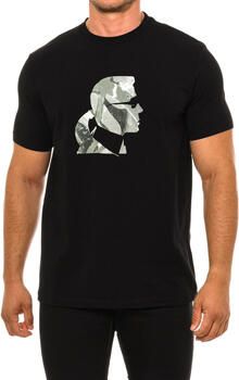 Karl Lagerfeld Klassieke stijl T-shirt met korte mouwen Black Heren