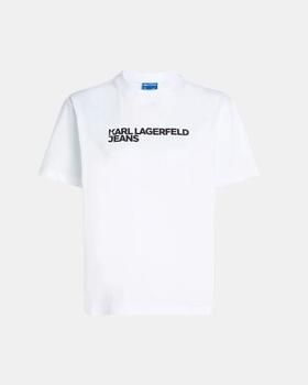 Karl Lagerfeld T-shirts en Polos Wit White Dames - Foto 5
