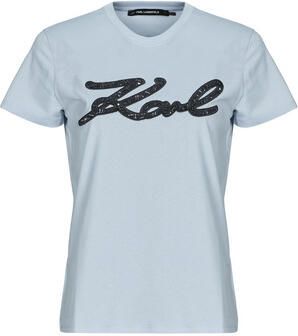 Karl Lagerfeld T-shirt Korte Mouw BOUCLE KARL SIGNATURE T-SHIRT