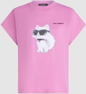 Karl Lagerfeld T-shirt Korte Mouw IKON AQUARELLE C LOOSE T-S