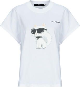 Karl Lagerfeld T-shirt Korte Mouw IKON AQUARELLE C LOOSE T-SHIRT - Foto 4