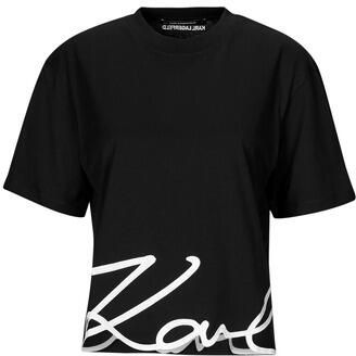 Karl Lagerfeld T-shirt Korte Mouw KARL SIGNATURE HEM T-SHIRT