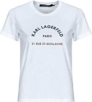 Karl Lagerfeld T-shirt Korte Mouw RSG GLITTER PETITE T-SHIRT