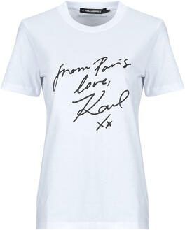 Karl Lagerfeld T-shirt Korte Mouw WITH LOVE T-SHIRT