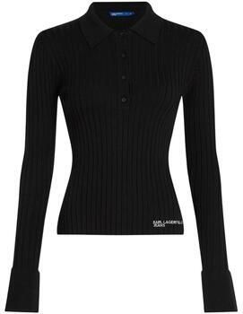 Karl Lagerfeld T-Shirt Lange Mouw KLJ Ls Knitted Polo B1W18026