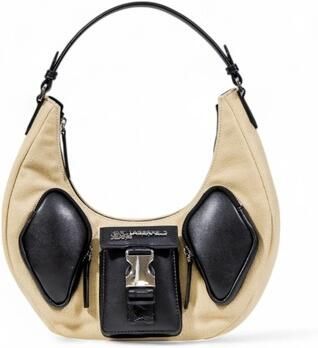 Karl Lagerfeld Tas KLJ CANVAS MIXED HALFMOON BAG A3W30235