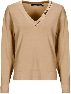 Karl Lagerfeld Trui LIGHT V-NECK KNIT SWEATER