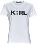 Karl Lagerfeld T-shirt Korte Mouw IKONIK 2.0 KARL LOGO T-SHIRT - Thumbnail 1