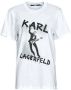 Karl Lagerfeld T-shirt Korte Mouw KARL ARCHIVE OVERSIZED T-SHIRT - Thumbnail 2