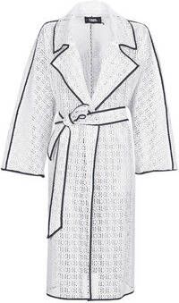 Karl Lagerfeld Trenchcoat KL EMBROIDERED LACE COAT