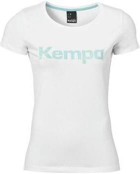 Kempa T-shirt Korte Mouw T-shirt Graphic blanc