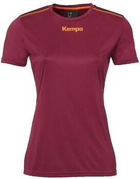 Kempa T-shirt Korte Mouw T-shirt Poly rouge