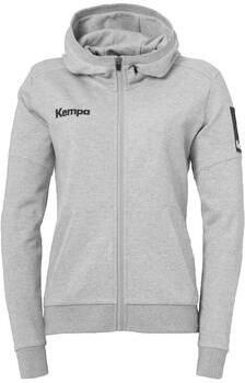 Kempa Trainingsjack Veste Status à capuche gris pour femme