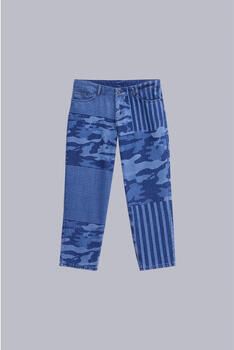 Kickers Hoge Taille Lifestyle Katoenen Jeans Blue - Foto 2