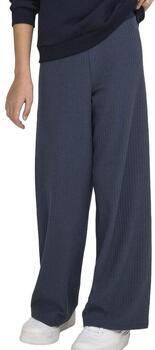 ONLY KIDS GIRL wide leg casual broek grijsblauw - Foto 6